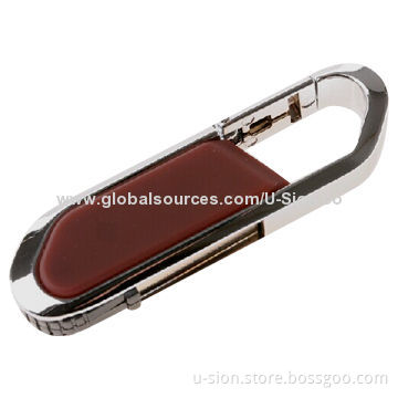 Promotional Metal Swivel USB Flash Drive, Supports Plug-and-play Function